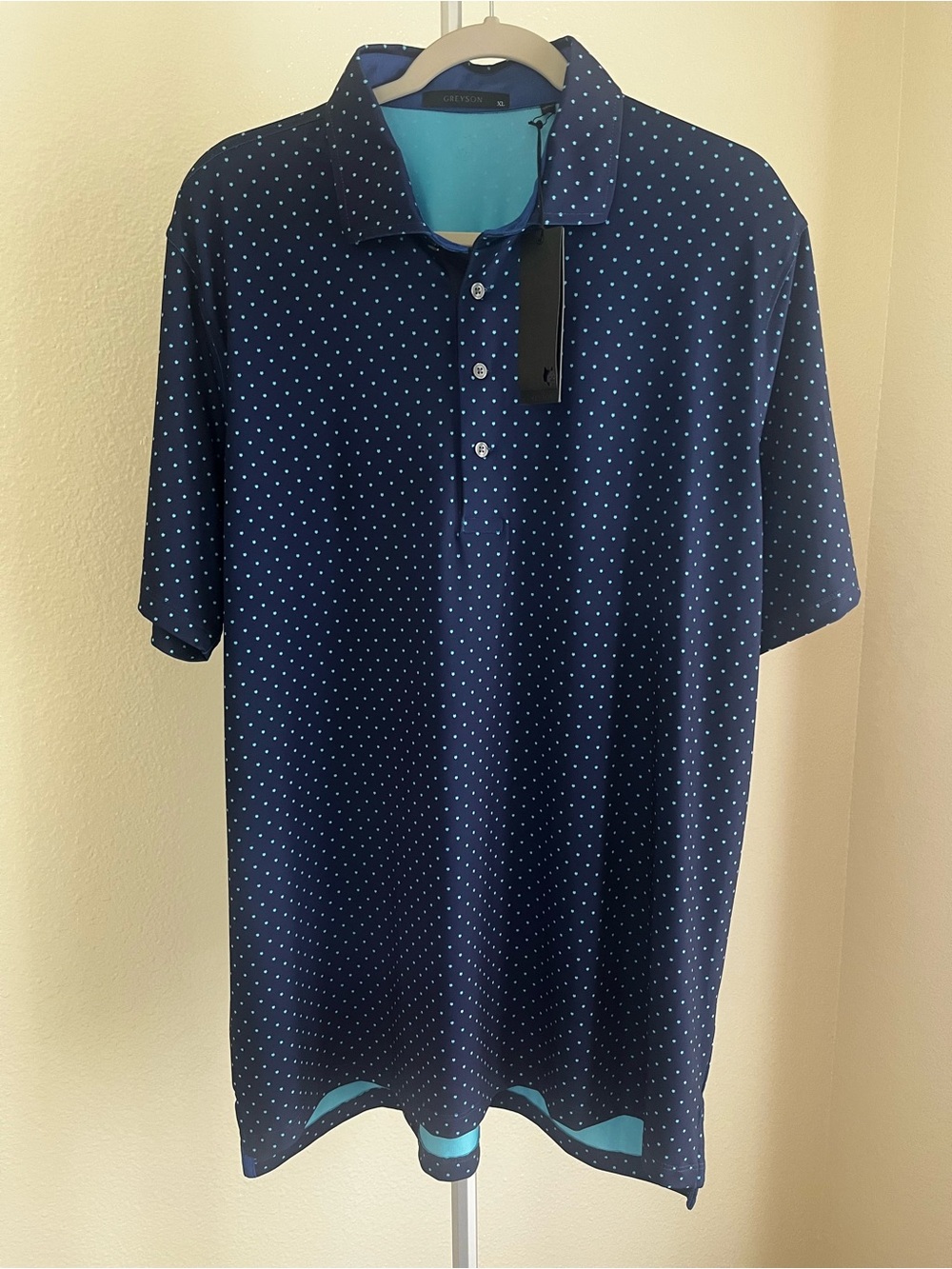 Greyson Icon Polo Maltese Blue Size XL NWT *READ*